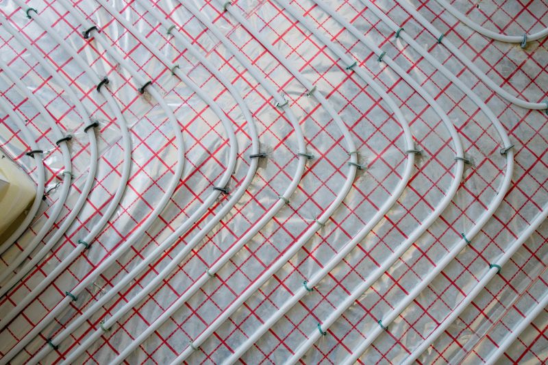 Close-up of Radiant Heating Tubes